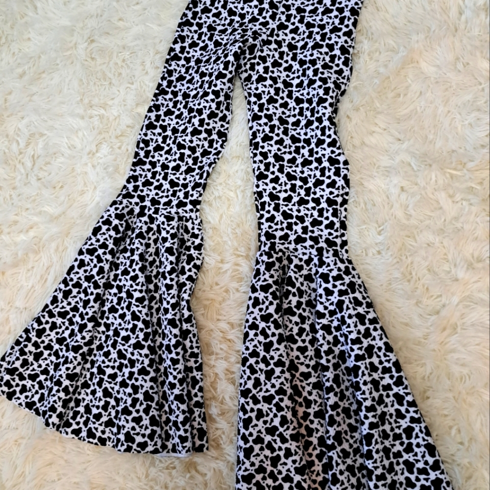 Girl,toddler child bell cow pants